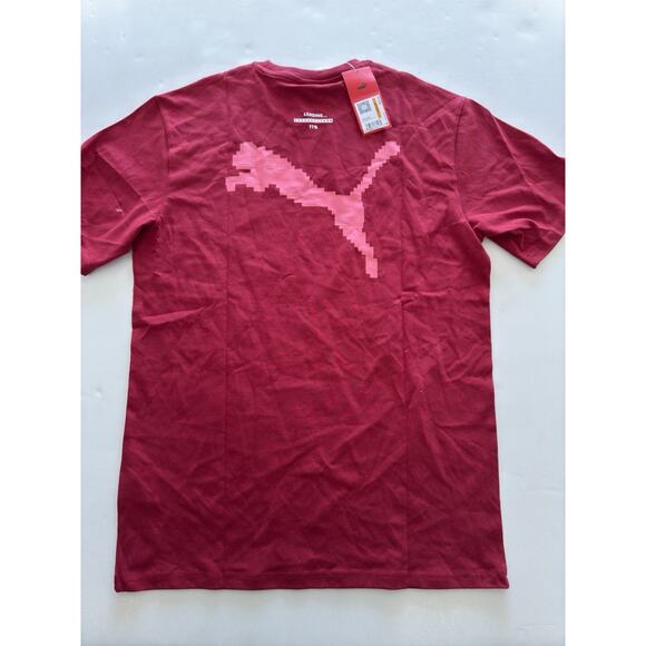 Puma x Scuderia Ferrari Miami Limited Edition Graphic Tee II Small Dark Crimnson - Picture 2 of 5